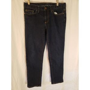Women's Lands End Slim Ankle Jeans Size 6